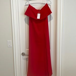 Lovers + Friends
Red Strapless Gown Formal prom Dress